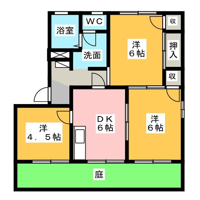 フレグランス豊田Ａの間取り