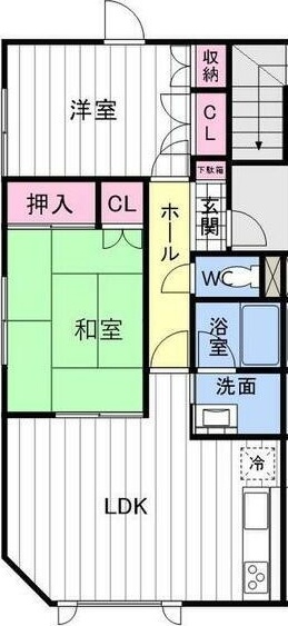 北海道札幌市西区宮の沢二条２（アパート）の賃貸物件の間取り