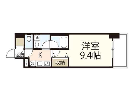 広島市東区二葉の里のマンションの間取り