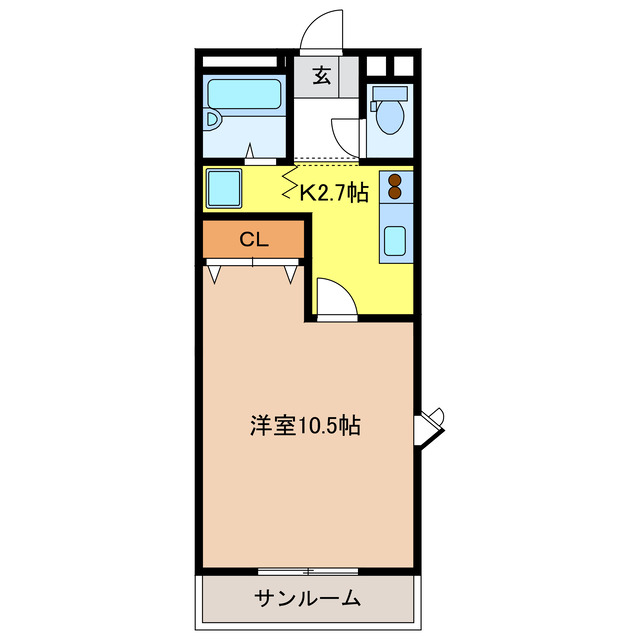 ラペブロッサムの間取り