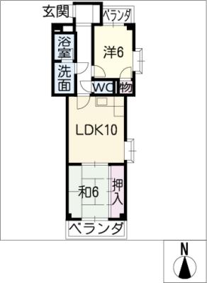 ピアネーズ東町の間取り