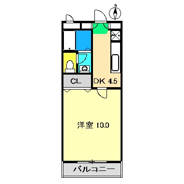 【アメーヌセゾン IIIの間取り】