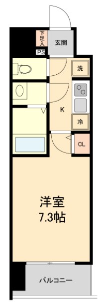 仙台市青葉区本町のマンションの間取り