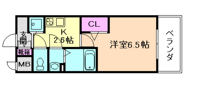 プレサンス梅田北オールの間取り