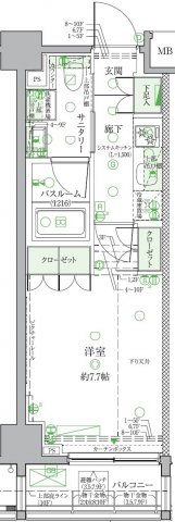 クレヴィスタ板橋西台IIの間取り