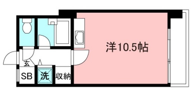 【杉並区永福のマンションの間取り】