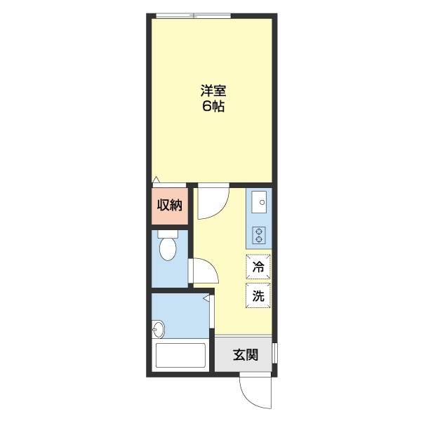 紀の川市貴志川町長原のアパートの間取り