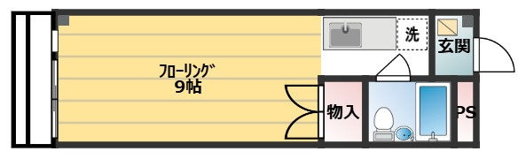 カーサ宇喜田の間取り写真