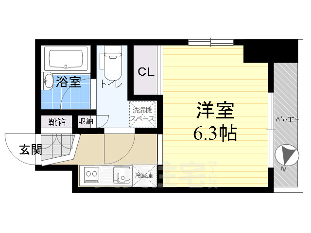 メインステージ錦糸町4の間取り