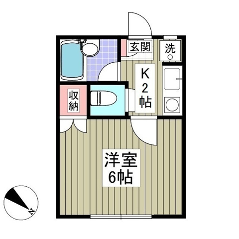 グレイス玉川学園2の間取り