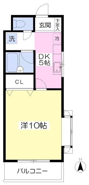 サンシャイン久米の間取り