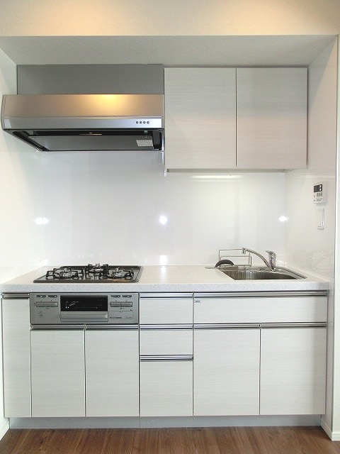 キッチン　パークアクシス上野松が谷のキッチンです、広々シンクに豊富な収
