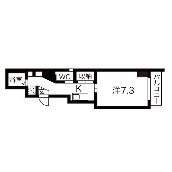 WOGUE OHTEMON (ワグ大手門)の間取り