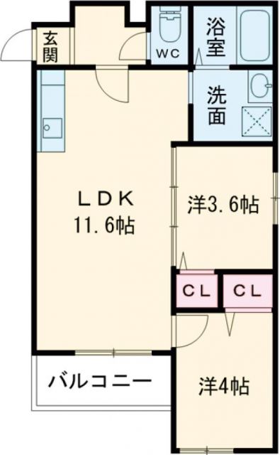 EST高見ノ里の間取り