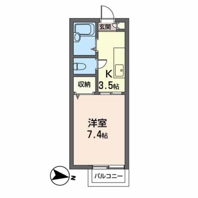 エクシード柏木の間取り