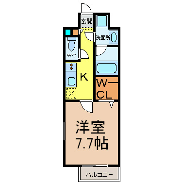 名古屋市中川区西日置のマンションの間取り