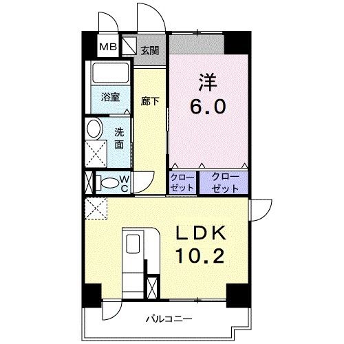 クレッシェンドの間取り