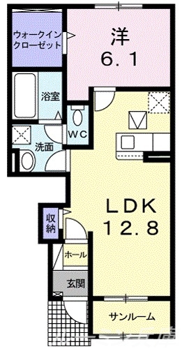 フランメゾン3の間取り