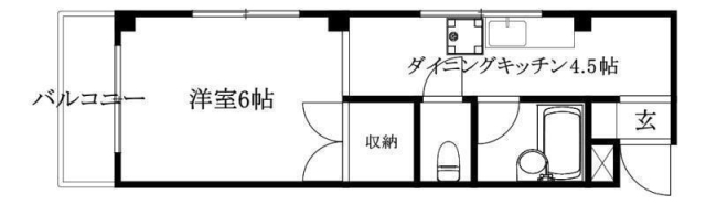 松山市室町のマンションの間取り