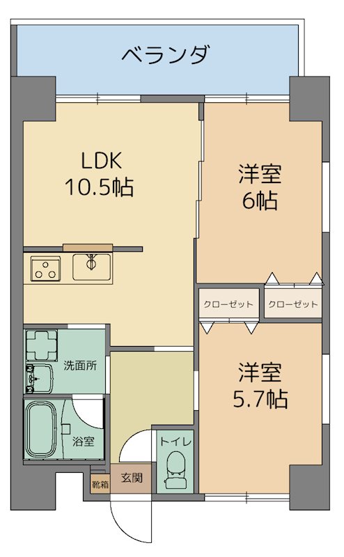 URUMAテラスの間取り