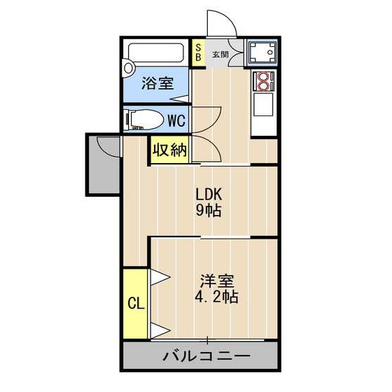 メゾンドシャワー通りの間取り