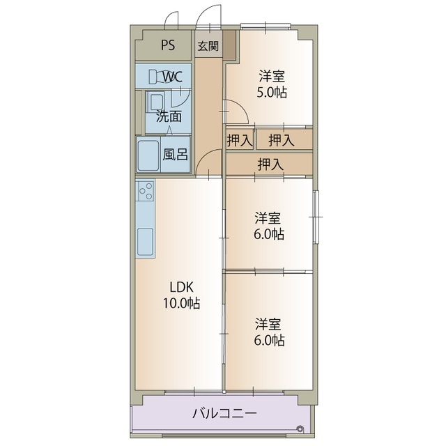 マーキュリーアットの間取り