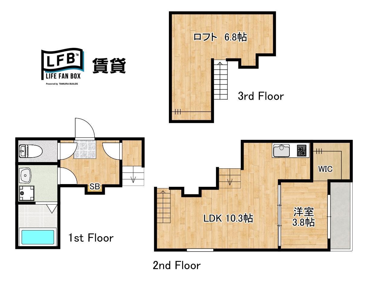 ＬＦＢ　ＡＰＡＲＴＭＥＮＴ緑町の間取り