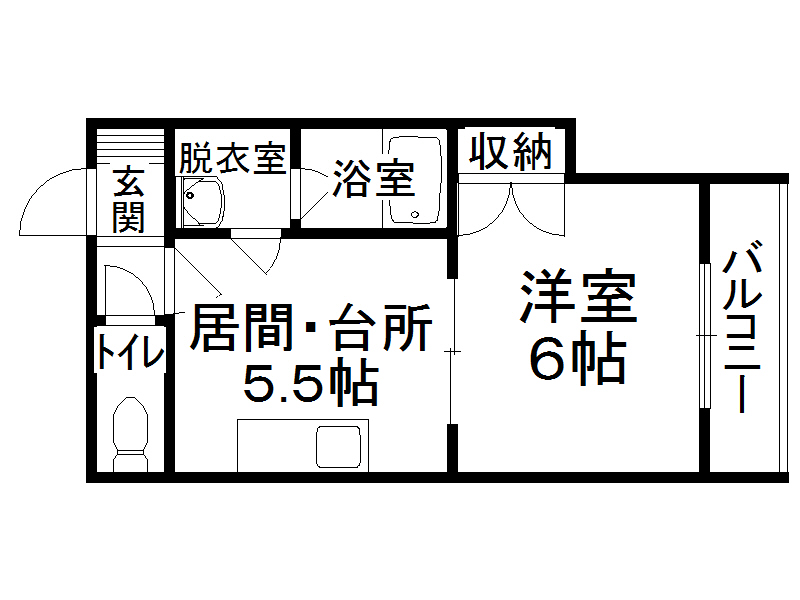 コートフィールドの間取り