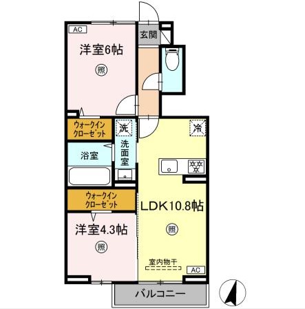 ロイヤルタウン上峰Cの間取り写真