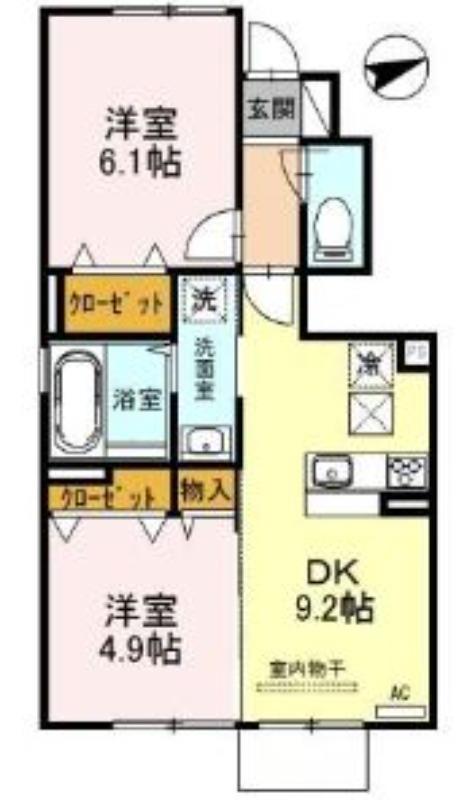 サンフルールの間取り