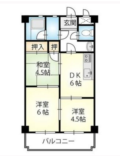 ヤマイチＰＬＡＺＡ東松江の間取り