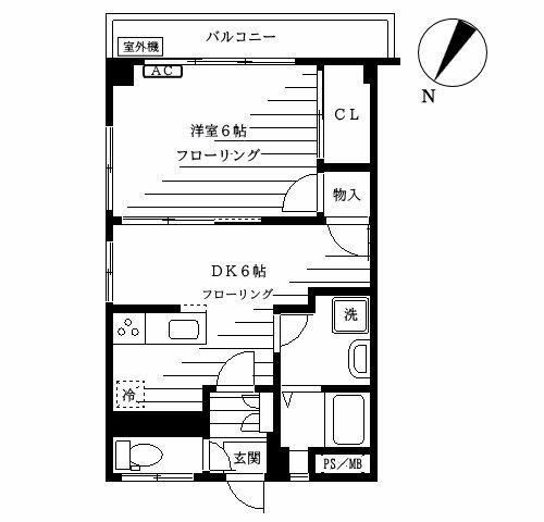 文京区千石のマンションの間取り