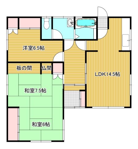 【虻田郡洞爺湖町泉42-6戸建の間取り】