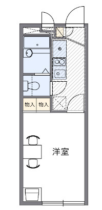 レオパレスカネエーズ吾妻の間取り