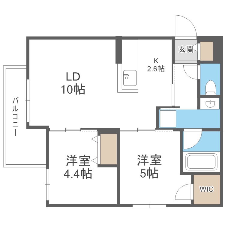 Ｓ－ＲＥＳＩＤＥＮＣＥ北円山ａｌｅｓｉａの間取り