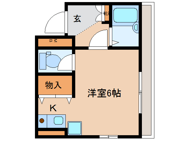 リブ・今小路の間取り