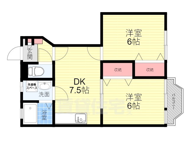 ヒューゲルハウス2の間取り