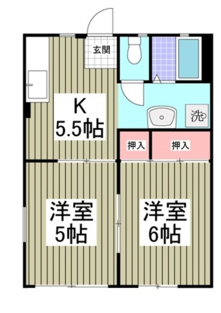 ドミール1号棟の間取り