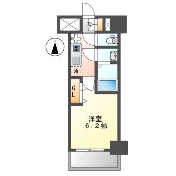 メイクス矢場町の間取り