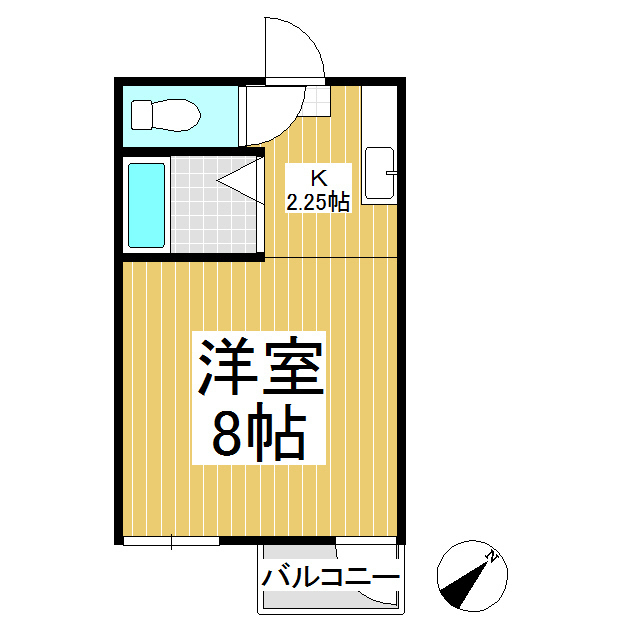 グリーンハウスイデIの間取り