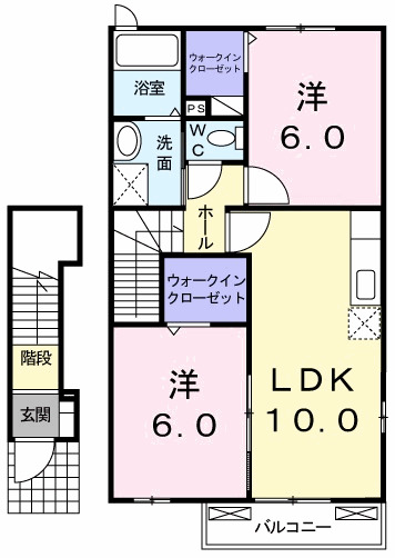 サンパティークIVの間取り