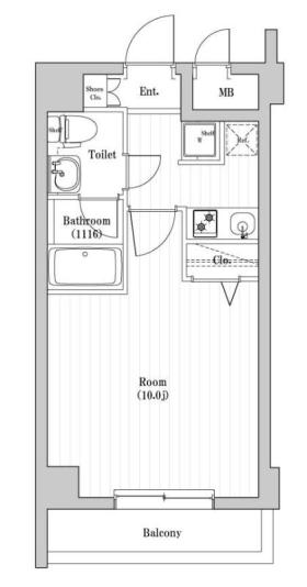 パティーナ住吉Triaの間取り