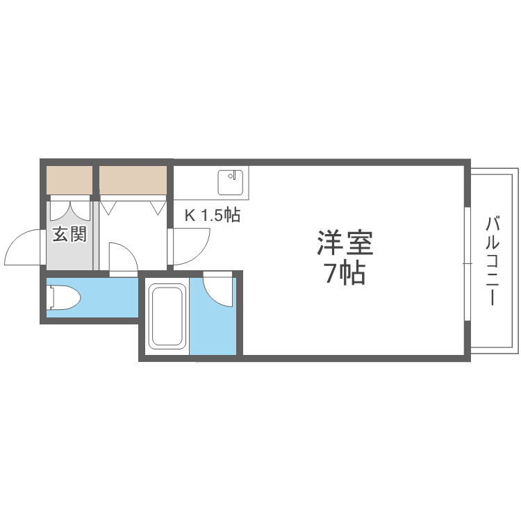 ジョイフル札幌の間取り