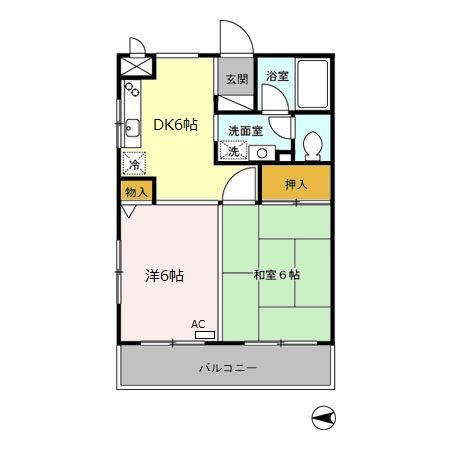 荒川区南千住のマンションの間取り