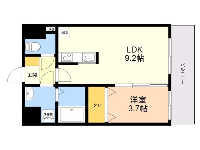 カルム空港南の間取り