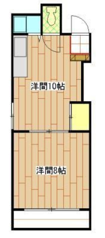 広島市西区小河内町のマンションの間取り