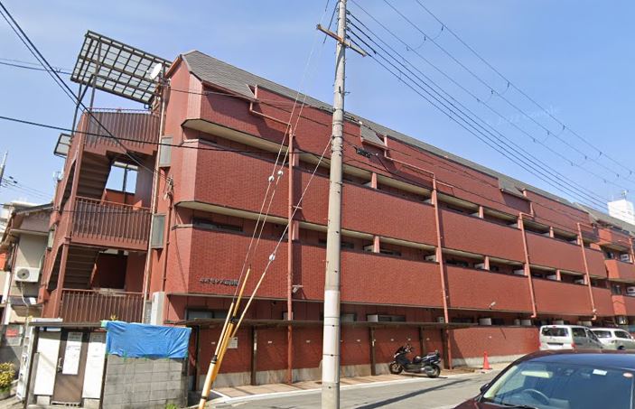 【吹田市岸部南のマンションの建物外観】