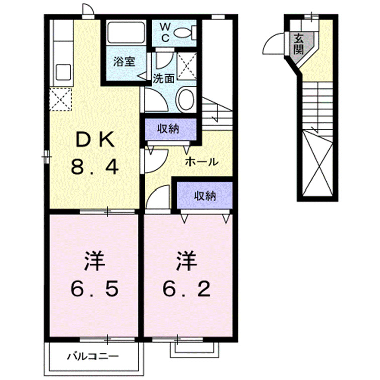 バウンティフルＦの間取り