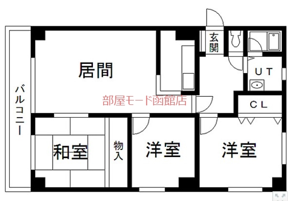 マンションウインズの間取り