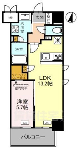 アンシャンテ岡本町の間取り